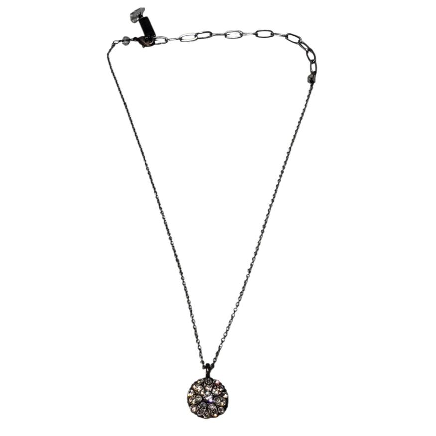 Mariana Necklace Rhinestones Guardian Angel Clear Bronze Aurora Borealis